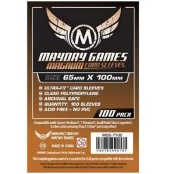 Sleeves Transparents 65 X 100MM 100P Mayday Games
