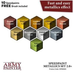 Army Painter – Speedpaint Metallic Set 2.0 -Série De Jeux Army Painter Speedpaint Metallic Set 2.0 1