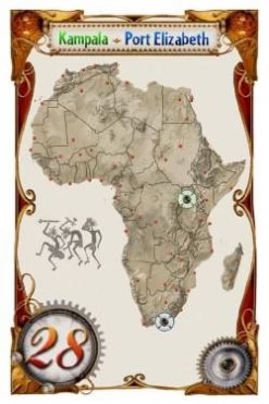 Les Aventuriers Du Rail – Africa -Série De Jeux Aventuriers du Rail Map Collection Africa2 1