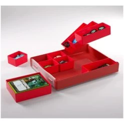 Boite De Rangement – Token Silo Rouge -Série De Jeux Boite de Rangement Token Silo Rouge 2