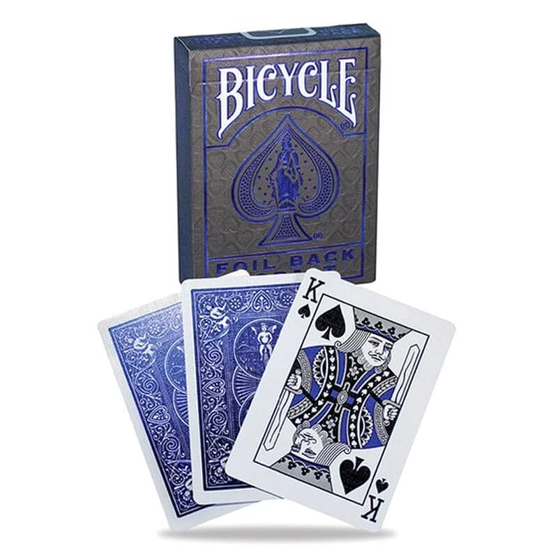 Cartes Bicycle Ultimates – MetalLuxe Blue Foil Back Cobalt 5 Cartes Bicycle Ultimates – MetalLuxe Blue Foil Back Cobalt – Image 3