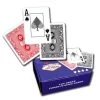 Cartes Poker 100 % Plastique éco Rouge -Série De Jeux Cartes Poker Noir 00 1