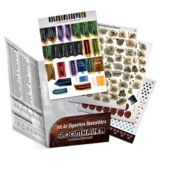 Gloomhaven Les Mâchoires Du Lion – Set De Vignettes Amovibles -Série De Jeux Gloomhaven Les Machoires du Lion Removable Sticker Set 1