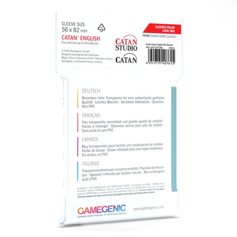 Sleeves Transparents 56 X 82MM 60P 4 Sleeves Transparents 56 X 82MM 60P – Image 2