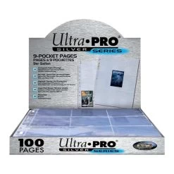 Ultra Pro – 100 Feuilles De Classeur Silver -Série De Jeux Ultra Pro 100 Feuilles de Classeur Silver