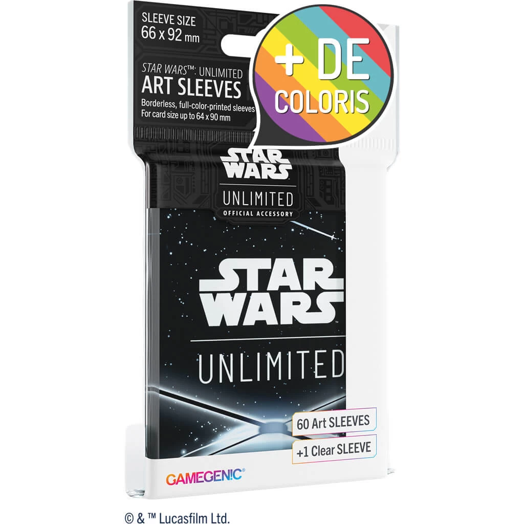 Sleeves Star Wars Unlimited – Card Back Blue 3 Sleeves Star Wars Unlimited – Card Back Blue