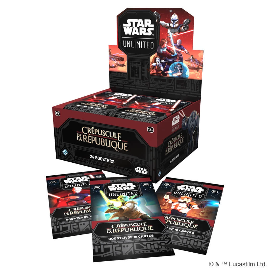 Star Wars Unlimited – Crépuscule De La République Display 24 Boosters 3 Star Wars Unlimited – Crépuscule De La République Display 24 Boosters