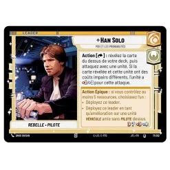 Star Wars Unlimited – Passage En Vitesse Lumière Deck De Démarrage Han Solo -Série De Jeux star wars unlimited passage en vitesse lumiere deck de demarrage han solo 1